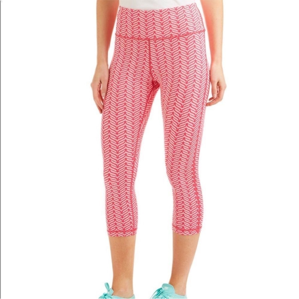 Vineyard Vines Performance Whale Tail Crop Leggings Size Medium